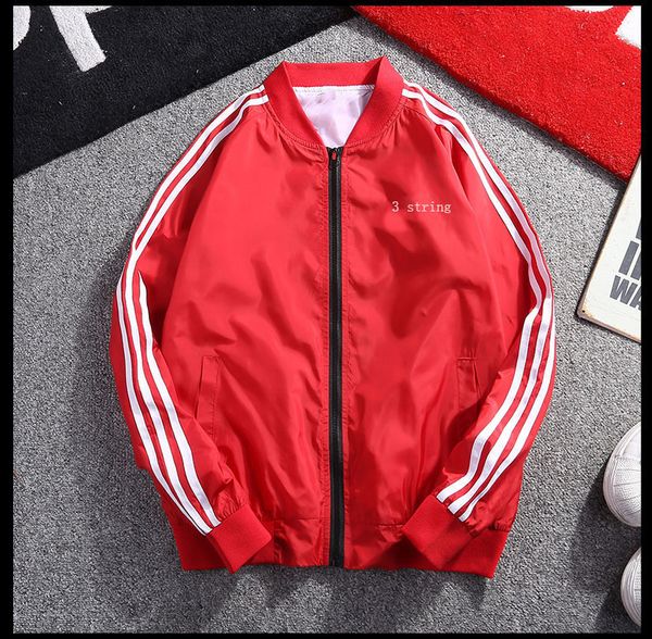 

2019 mens jackets solid color windbreaker cool mens designer jackets stand collar sport coat for men spandex zipper size m-5xl, Black;brown
