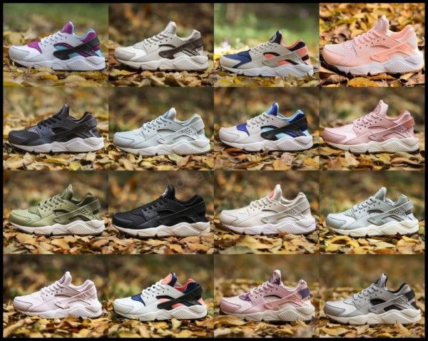 

2018Newest воздуха Huarache я кроссовки для мужчин женщин, зеленый белый черный розовое золото кроссовки тройной Huaraches 1 тренеры huraches спортивная обувь