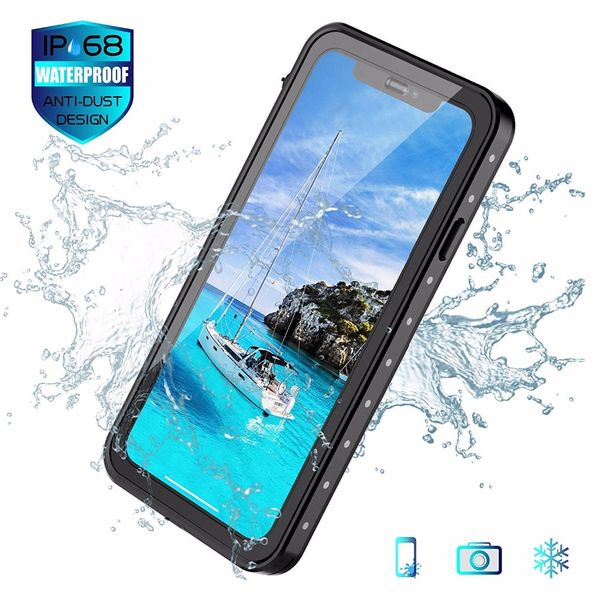 

Водонепроницаемый чехол Life Water Shock Dirt Защита от снега для iPhone X XS XR X MAX 5,8 "6,1" 6,5 "с кры