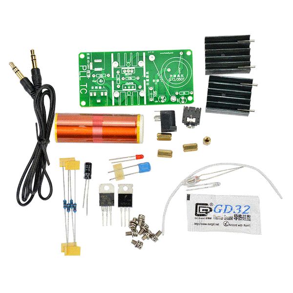 15W Mini Music Tesla Coil Plasma Speaker Tesla Wireless Transmission Diy Board