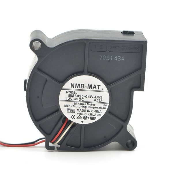

nmb bm6025-04w-b59 6025 12v 0.18a three wire 6cm centrifugal turbo blower