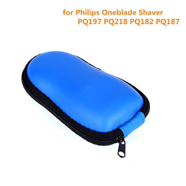 

black/blue portable shockproof eva travel bags easy carry pouch bag for philips oneblade shaver pq197 pq218 pq182 pq187 bag