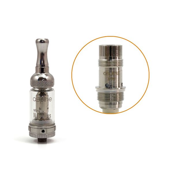 

Оригинальный Aspire Mini Nautilus BVC Tank Kit Bottom Вертикальный Coil Nautilus BVC Glassomizer Распылитель регулируемый поток воздуха 100% натуральная