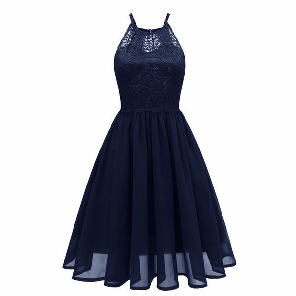 

women dress lace stitching dress dress, Black;gray