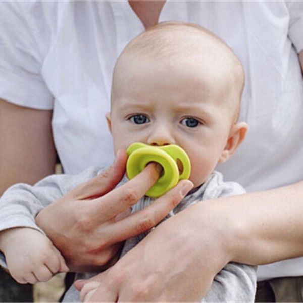 

1pc baby newborn grade silicone nipple soother pacifier infant orthodontic dummy teether butterfly shape soother nipples