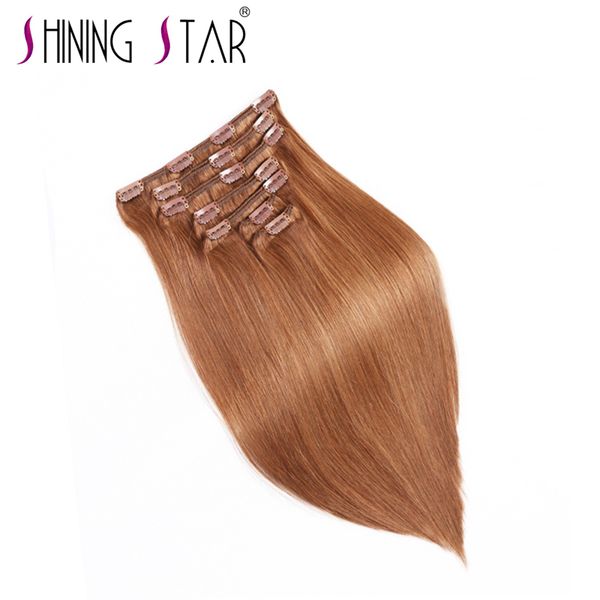 Clip In Human Hair Extensions 100 Real Remy Thick True Double