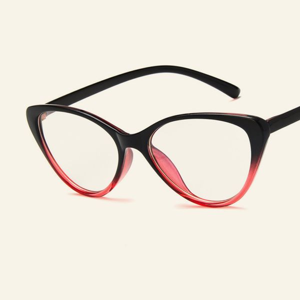 

new fashion cat eye eyewear frames personality casual women men spectacles frames myopia cateye optical glasses cool goggles, Silver