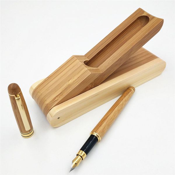 

1 pcs luxury wood fountain pen iraurita ink pen 0.5mm nib caneta stationery office supplies gb04