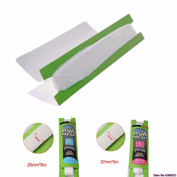 

5m pva soluble narrow fishing network refill stocking bait bag protect fish net 828 promotion