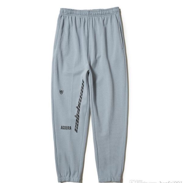 

мода 17fw сезон 5 calabasas брюки хлопок терри тренировочные брюки kanye west мужская и женская мода повседневные брюки спортивные галстук б, Black