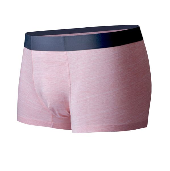 

Free Shipping Mens One Piece Underwear Non Side Seamed Fresh Colors Breathable Modal Boxers Elastic Mid Waist Panties L - 3XL