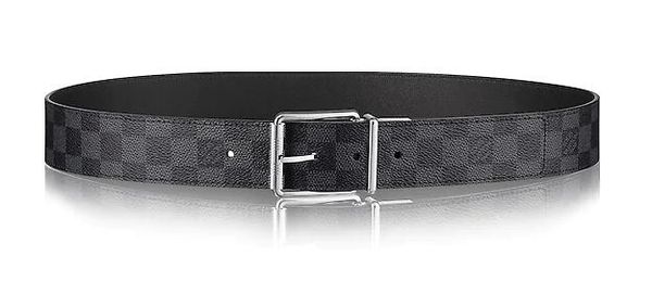 

damier print 40mm reversible m9156q reversible belt new official men belt with box, Black;brown