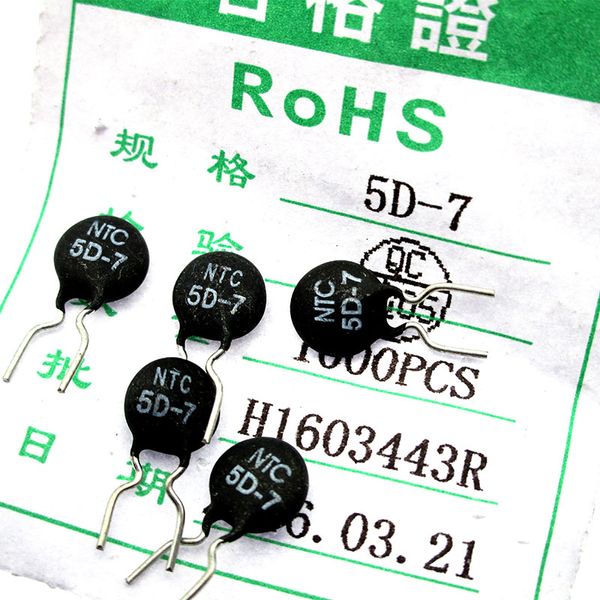 NTC 5D-7 Termistör negatif sıcaklık