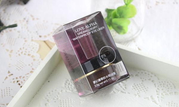 

long-lasting eyebrow enhancer makeup love alpha waterproof eyeliner cream black/brown/coffee 3 colors dhl eye cosmetics