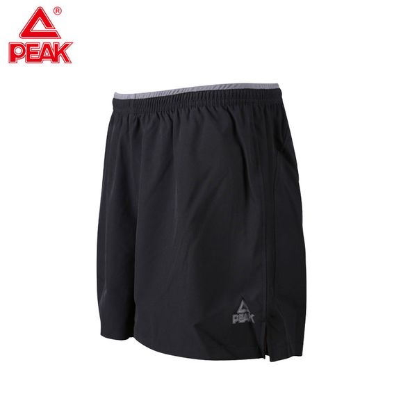 

men's breathable running shorts comfortable woven short for gym jogging training outdoor sports, Black;blue