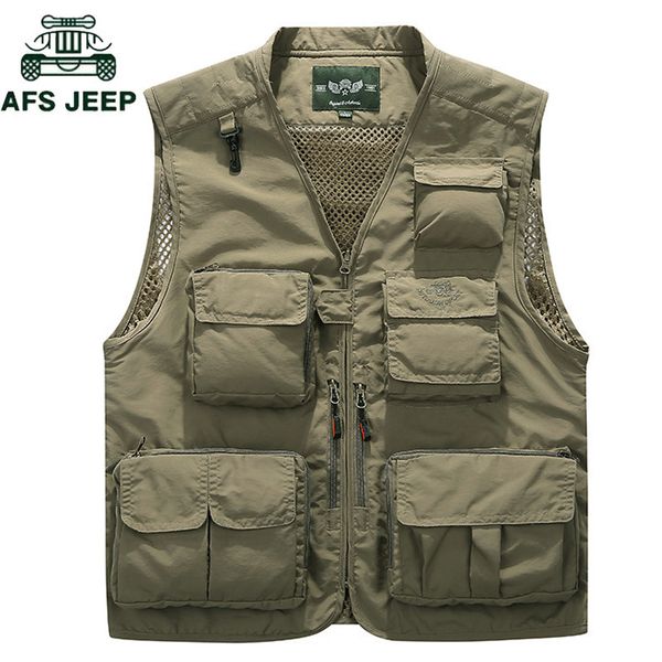 

afs tactical mesh vest men breathable pgrapher shooting multi pockets vest waistcoat hombre big size -4xl, Black;white