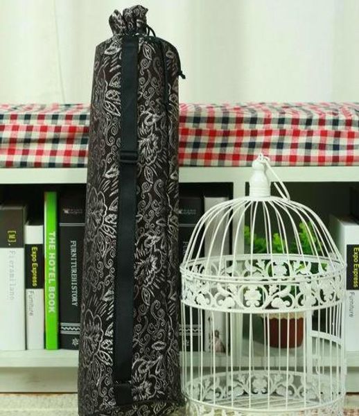 Wholesale Yoga Mat Bag Decorative Pattern Jacquard Fabric Yoga Bag