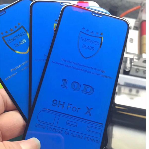 Per Samsung Galaxy A9 2018 6D protezione schermo in vetro temperato a copertura totale