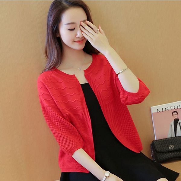 

2018 women spring cardigan fashion elegant lovely cardigans, White;black