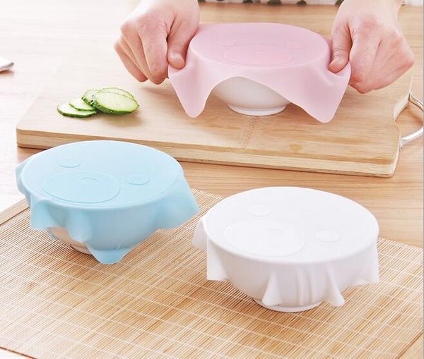 

горячие многоразовые силиконовые холодильник хранения продуктов питания организации крышка саран обернуть цепляться фильм