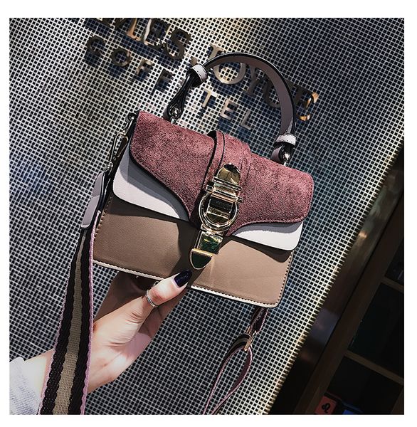 

messenger two-tone bags plain mini keg of character vogue bag single shoulder cross body purse senmao /10