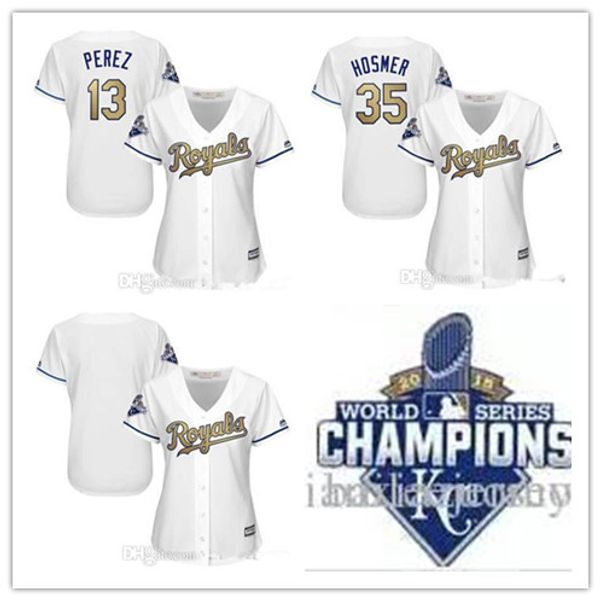 royals world series jersey gold