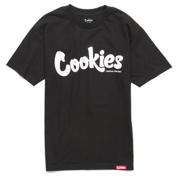 

cookies sf berner men's thin mint t shirt black white tee clothing apparel, White;black