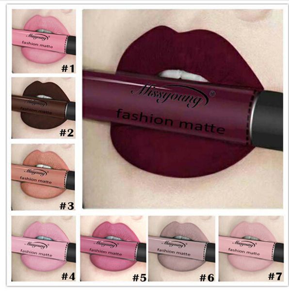 

velvet matte liquid lipstick lip gloss tint matte lips waterproof makeup tattoo cosmetics ing