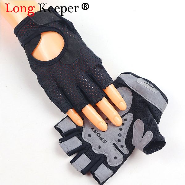 

2018 ladies anti-skid breathable gym gloves body training sport dumbbell fitness exercise weight lifting gloves female guante, Blue;gray