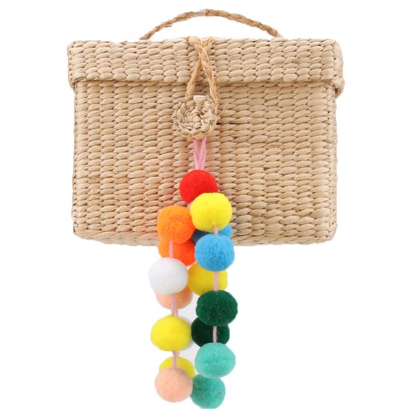 

1pc pompom keychains women bag charms pompons keyring colorful jewelry dropshipping, Silver