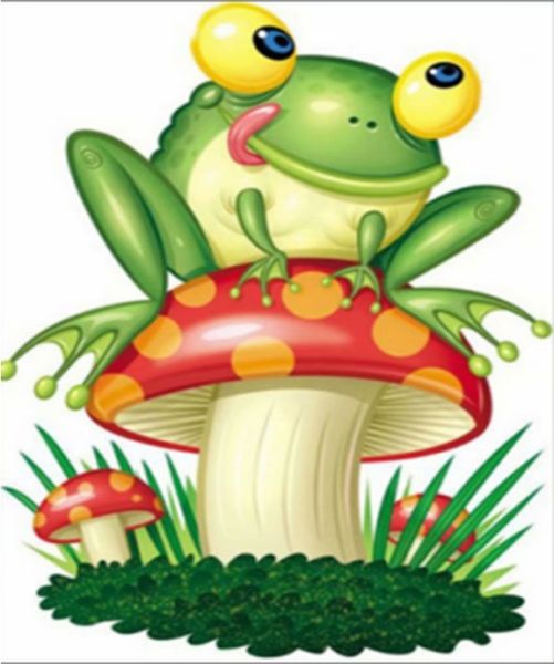 

Full Square/Round Drill 5D DIY Diamond Painting "Cartoon frog" Embroidery Cross Stitch Mosaic Home Decor Art Experience toys Gift A0346