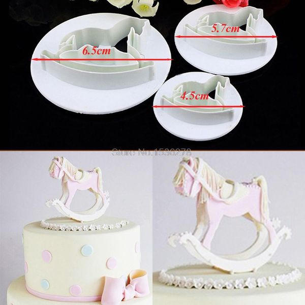 

toy horse plunger fondant biscuits cutter decorating sugarcraft gum paste tools cupcake kitchen cookie accessories a702