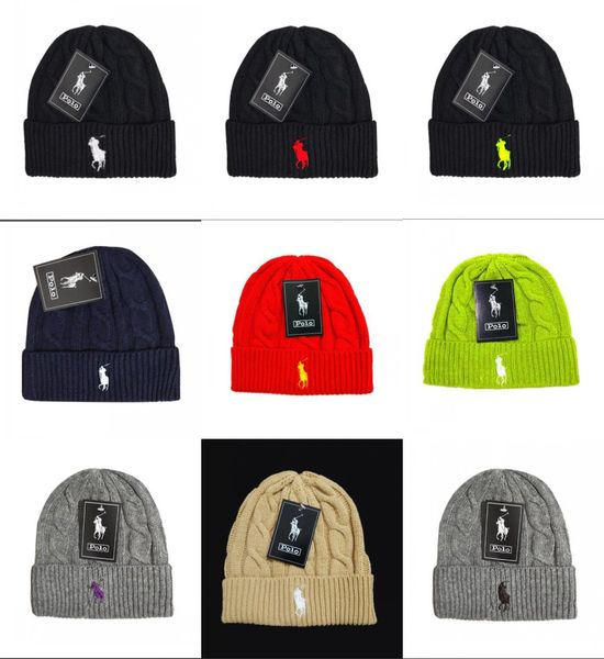 

2018 Нью-Йорк Вязаные шапки Спортивные шапочки с женщинами поло Knit Hat Skullies Теплый Rang