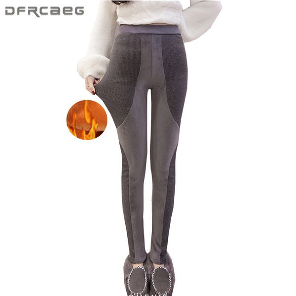 

new arrival warm gold velvet pencil pants women 2017 winter fashion slimtracksuit trousers femme casual pantalones mujer, Black;white