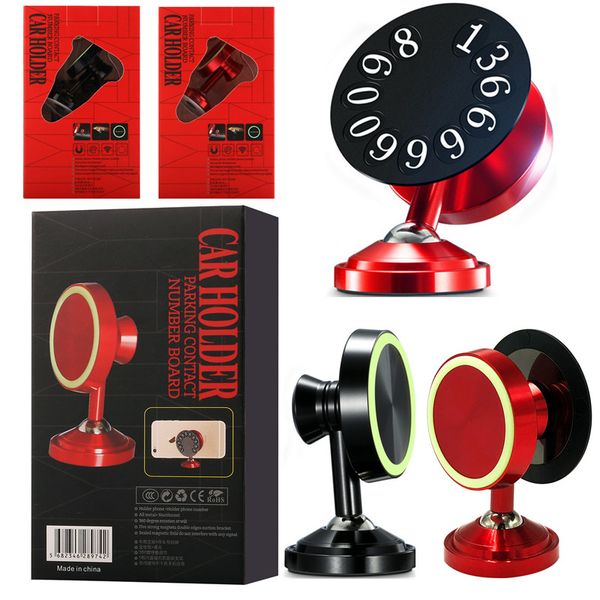 2019 Universal Car Holder With Number Display Plate Luminous