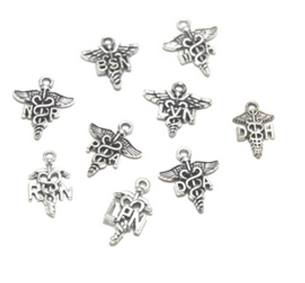 

15pcs/много медицинской знак прелести медсестра РН НП БСН МА ПА ЛВН РН младшие да ДХ