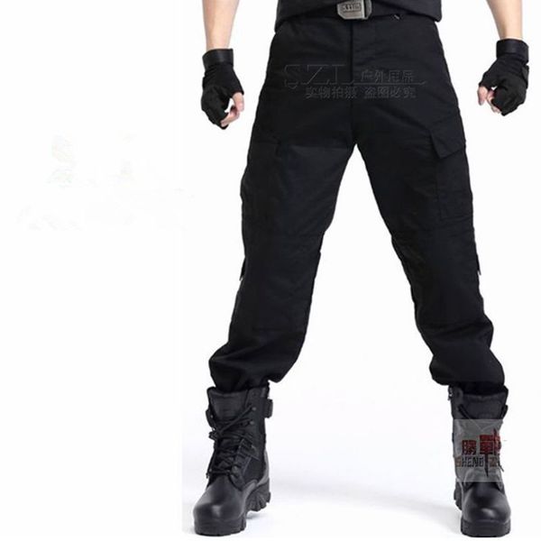 

wholesale-outdoor pants overalls army trousers black swat tactical pants ing, Camo;black