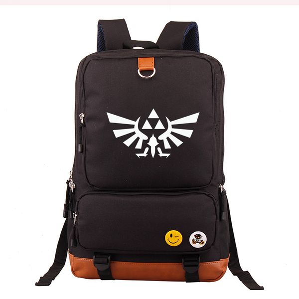 

men women backpack haversacks casual travel bag anime rucksack lapbag student cartoon canvas school bags