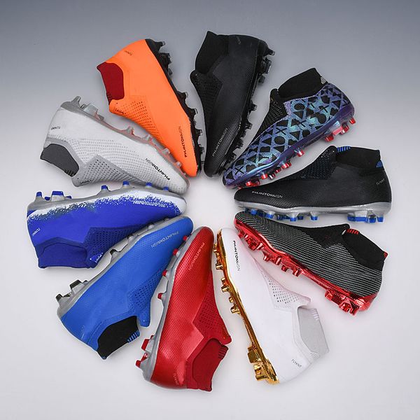 

mens high ankle football boots sports phantom vsn elite df fg soccer shoes x j x psg phantom vision fg outdoor soccer cleats