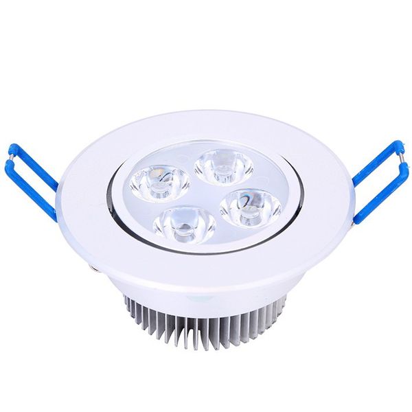 Cree High Power White Body Led Downlights Dimmable 9w 12w Led Recessed Ceiling Lights Cri 85 Ac 110 240v With Power Supply Kitchen Downlights Led