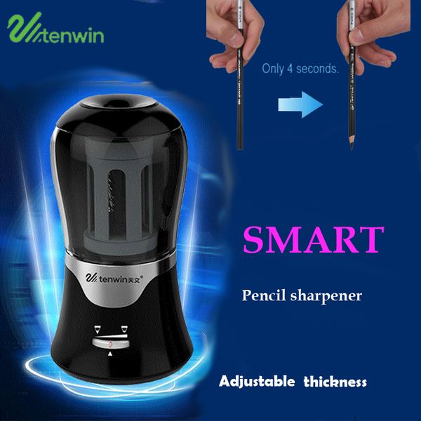 

adjustable lead thickness automatic mechanical electric pencil sharpener penknife 110v-250v ac school office home supplies