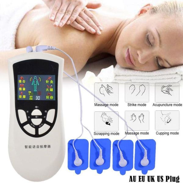 

1pc electric portable massager mini household portable acupuncture back neck moxibustion therapy massage body pain relief rp2