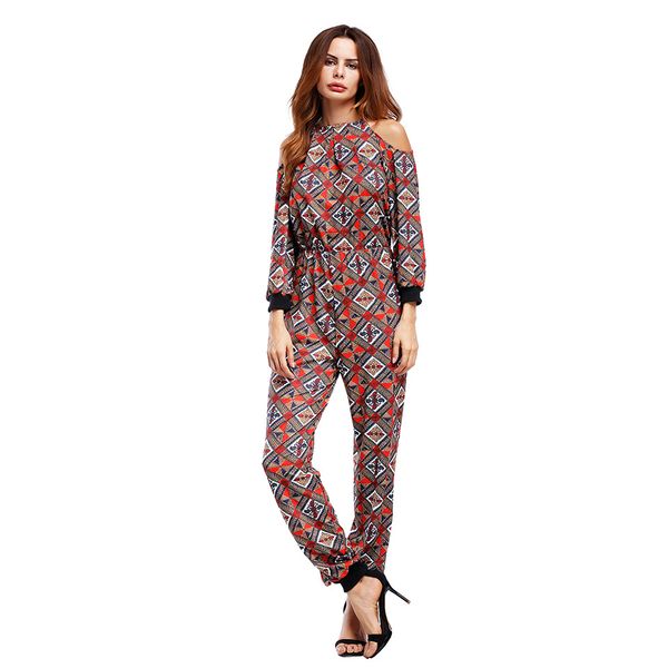 2019 Women Rompers Jumpsuits 2018 Fashion Jumper Suit Long Pants Hollow Out Sexy Cold Shoulder Jumpsuits WS6442E From Afashions, $27.01