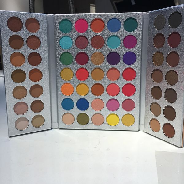 

beauty glazed new arrival charming eyeshadow 63 color palette make up palette matte shimmer pigmented eye shadow powder pallete