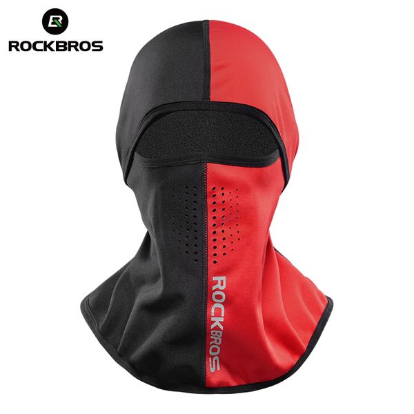 

rockbros winter thermal fleece ski mask snowboard hood full face cover scarfs outdoor balaclava windproof cycling headgear