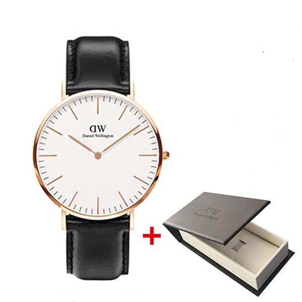 

New Fashion Daniel watches 40mm men watches 36mm women watches Famous Quartz Watch Clock Relogio Feminino Montre Femme