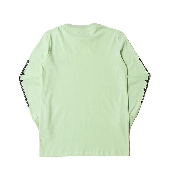 

2018 kanye we t calaba a ea on 5 logo emboridery women men long leeve t hirt hiphop treetwear men cotton t hirt over ized, White;black