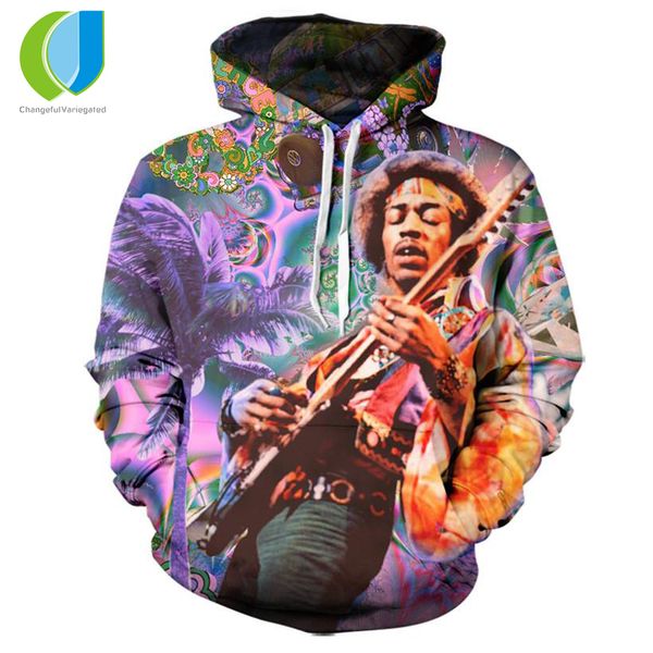 

bob marley 3d hoodie sweatshirt 2017 autumn winter thin hooded hoody casual mens clothing brand outwear jacket dropship, Black