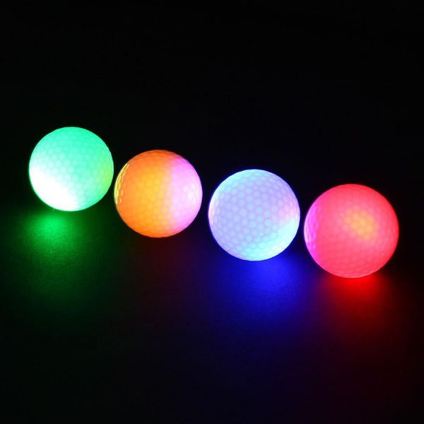 

outdoor golf 2pcs night tracker flashing light glow golf balls led electronic golfing