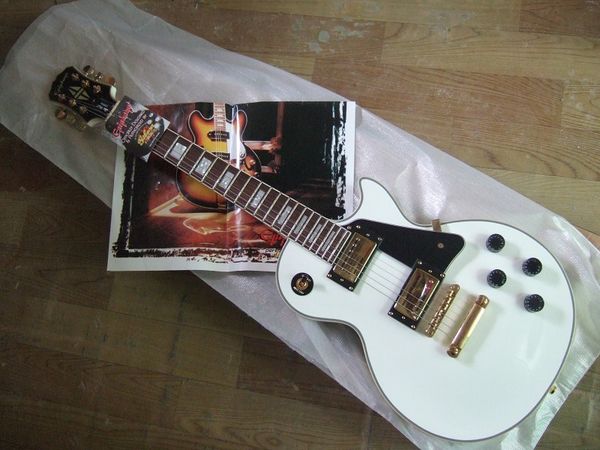 

custom electric guitar white body